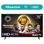 Hisense 75″ 4K UHD LED Roku Smart TV
