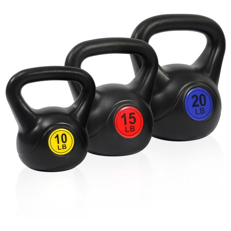 10lb, 15lb & 20lb BalanceFrom Kettlebell Set