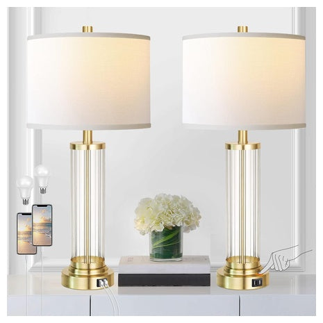 2-Pack Dimmable Touch Control Lamps