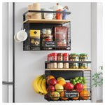 2-Set XXL Large Magnetic Shelf Basket