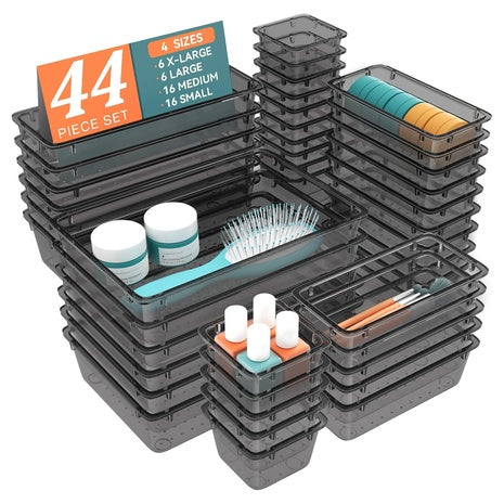 44-Piece Drawer Organizer Set