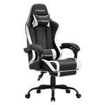 GTRACING GTWD-200-White Gaming Chair With Footrest