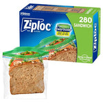 280 Ziploc Sandwich Bags