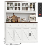 71'' H X 55.1'' W Pantry Cabinet With Charging Station