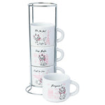 Disney Aristocats Marie Paris 4-Piece Mug Set
