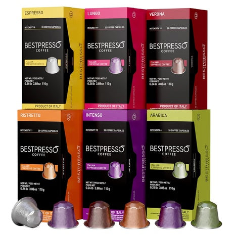 120 Bestpresso Coffee Nespresso Original Line Pods