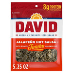 12-Pack David Jalapeño Hot Salsa Jumbo Sunflower Seeds (OK-D)