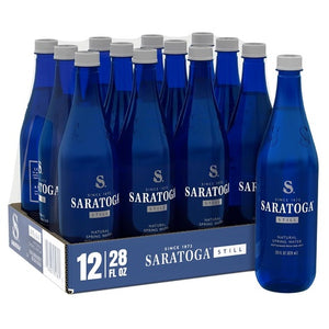 12 Bottles Saratoga Spring Water
