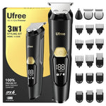 Beard Trimmer Kit with Electric Shaver & Nose Trimmer