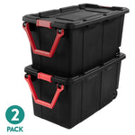 2-Pack 40-Gallon Sterilite Wheeled Industrial Totes (3 Colors)