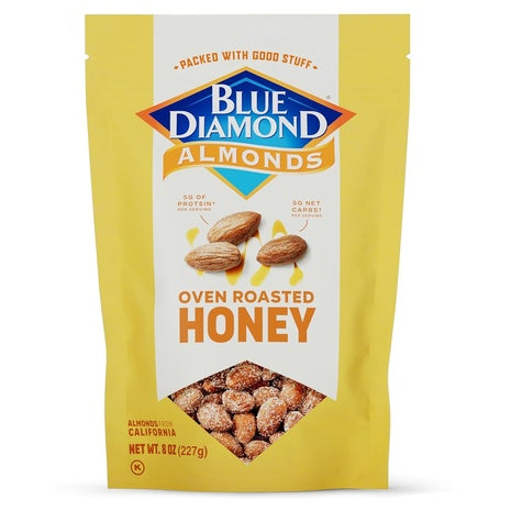 Blue Diamond Oven Roasted Honey Almonds (8 oz)