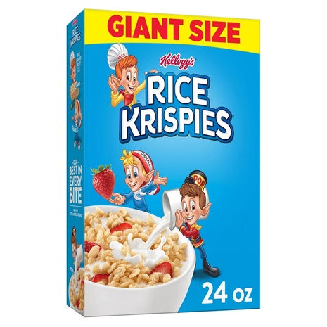 2 Giant Boxes Kellogg's Rice Krispies Breakfast Cereal