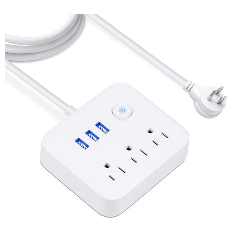 Power Outlet Strip w/ USB Ports