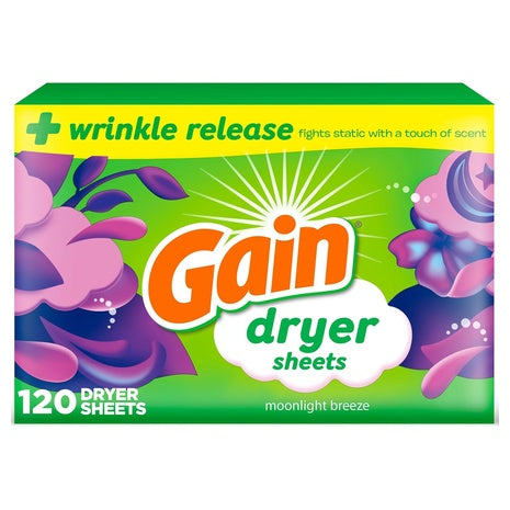480 Gain Plus Wrinkle Release Dryer Sheets