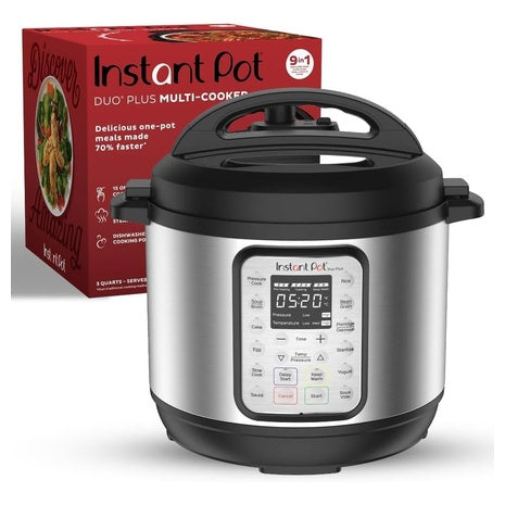 6-Qt Instant Pot Duo Plus 9-in-1 Pressure Cooker