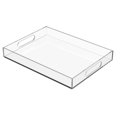 Acrylic Serving Tray with Handles