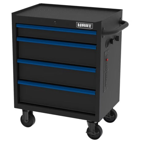Hart 27" 4-Drawer Rolling Tool Cabinet W/Locking Storage