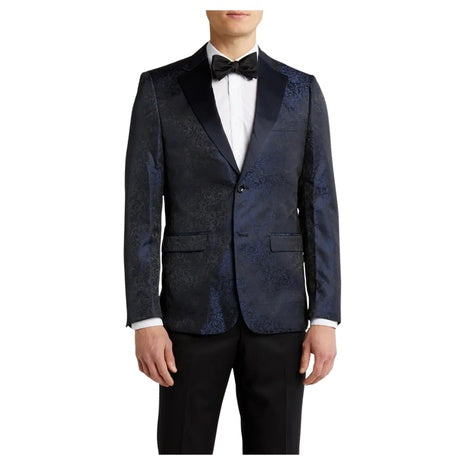 Soul Of London Floral Satin Notch Lapel Sport Coat