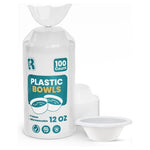 100 Count 12oz Microwavable Disposable Bowls