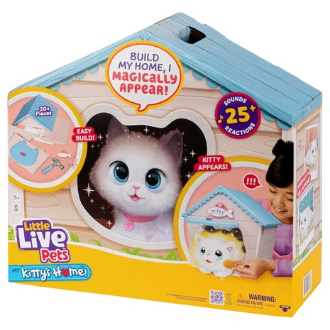 Little Live Pets Cat Figurines Interactive Hutch Animal Playset