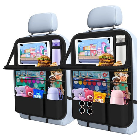 Car Backseat Organizer With Tray