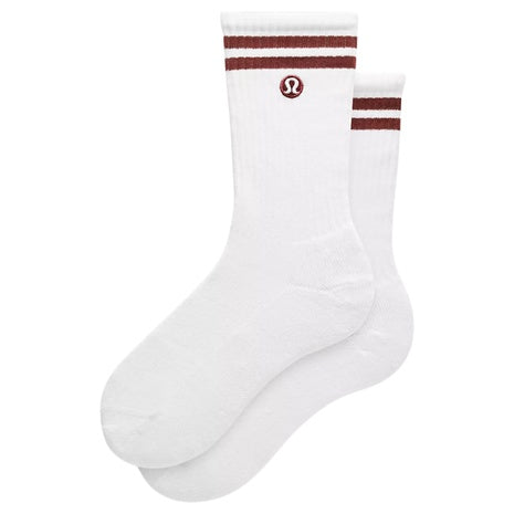 lululemon Unisex Daily Essential Crew Socks Stripe