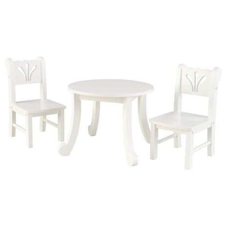 KidKraft Wooden Doll Table & Chair Set for 18-Inch Dolls