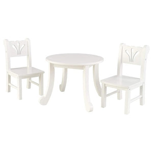 KidKraft Wooden Doll Table & Chair Set for 18-Inch Dolls