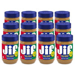 12-Pack Jif Extra Crunchy Peanut Butter (16 oz)