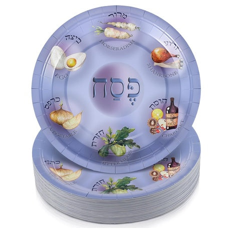 50 Pesach Paper Seder Plates