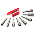 8-Piece Neiko 10065A 1/4" Hex Shank Magnetic Power Impact Nut Driver Set