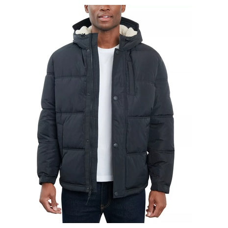 Lucky Brand Men's Fleece Lined Hooded Parka