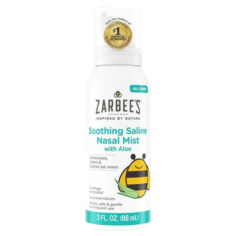Zarbee's Soothing Saline Nasal Mist (3oz)