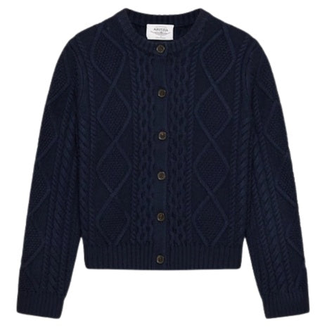 Women's Heritage Knit Merino Wool Crew Cardigan