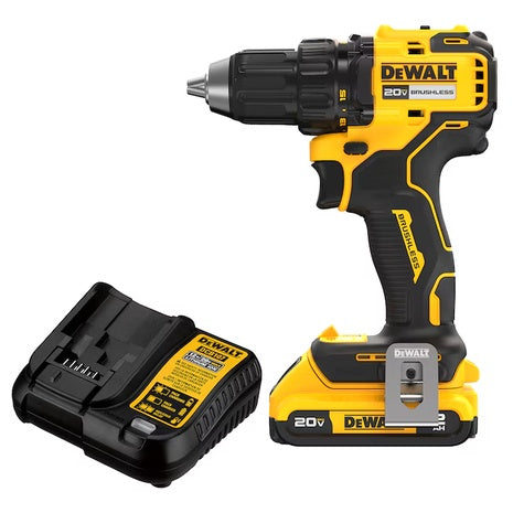 DEWALT 20V MAX Brushless Cordless Drill with Battery & Charger