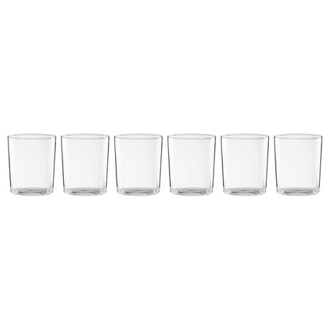 6 Oneida Stackable Tall Glasses