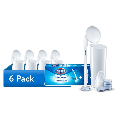 6-Pack Clorox ToiletWand Toilet Bowl Cleaner System