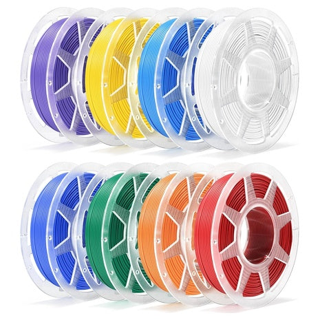 Pre-Dried PLA Basic 8x250g Bundle With Spool