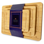3-Pack Bamboo Cutting Boards