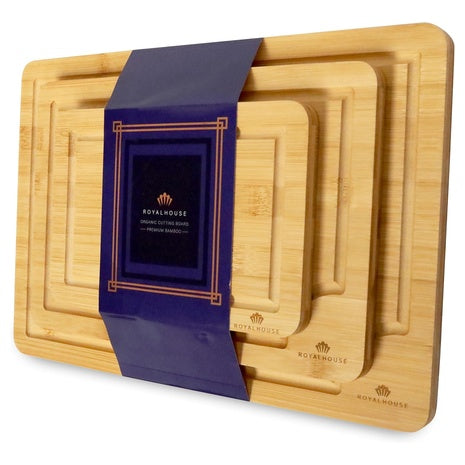 3-Pack Bamboo Cutting Boards