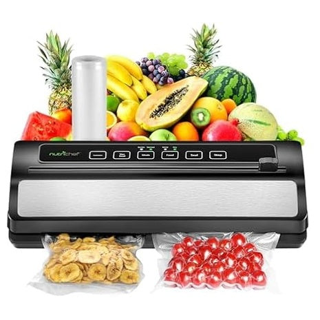 NutriChef Vacuum Sealer & Starter Kit