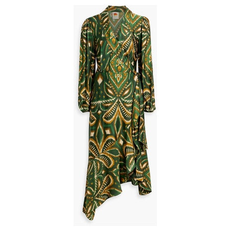 Printed Wrap Dress