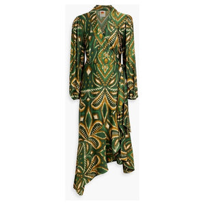 Printed Wrap Dress