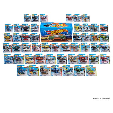 50-Pack Hot Wheels Toy Cars & Trucks