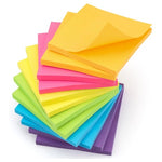 12-Pack Sticky Note Pads (3 Colors)