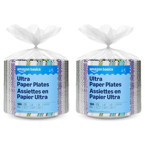 372 Amazon Basics Ultra Paper Plates