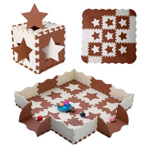 25-Piece Baby Play Mat with Safety Fence