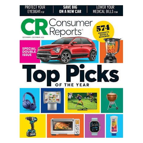 Consumer Reports Magazine Only $15/Year