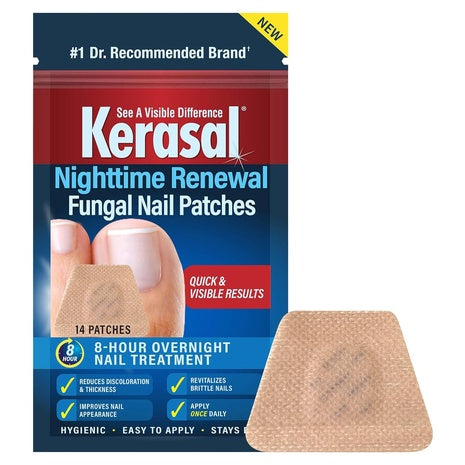 Kerasal Nighttime Renewal Fungal Nail Patches (14)