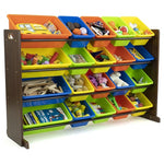 Humble Crew Extra-Large Toy Organizer with 20 Plastic Bins
